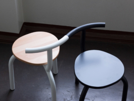 Photo of Ogle Chair in black and white Hayo Gebauer Studio