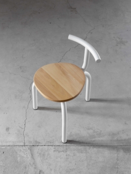 Photo of Ogle Chair in white Hayo Gebauer Studio