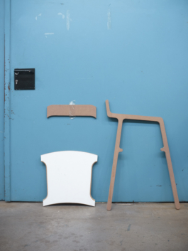 Production templates of Frame Chair Hayo Gebauer Studio