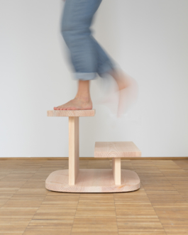 Photo of a person standing on One Two Step Hayo Gebauer Studio