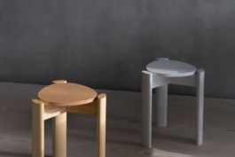 Photo of two Trig Stools Hayo Gebauer Studio