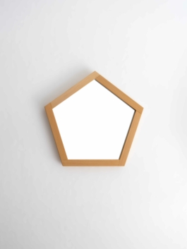 Photo of Penta Mirror natural wood frontal Hayo Gebauer Studio