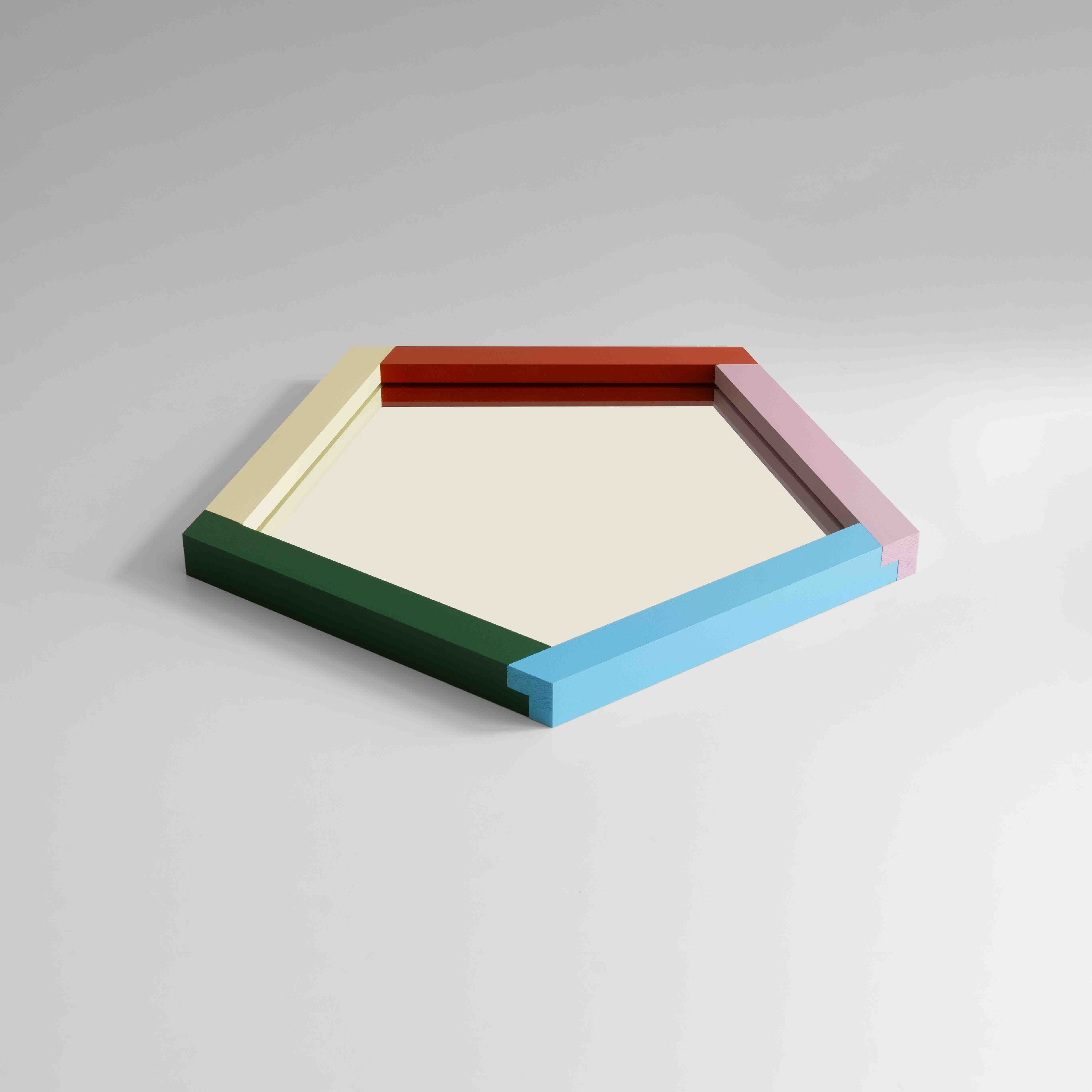 Photo of Penta Mirror in mixed colors Hayo Gebauer Studio